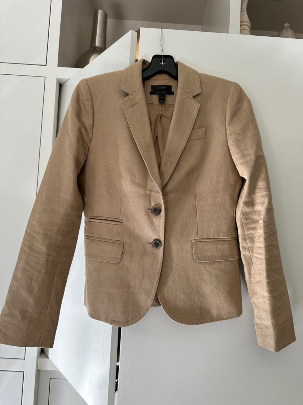 J. Crew Tan Schoolboy Blazer